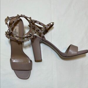 Valentino Women's Tan Strappy Heels